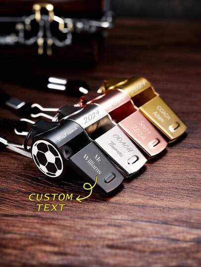 Personalized Engraved Whistle, Customized Sports Gifts For Football, Basketball, Volleyball, And Baseball Coaches, Teacher Appreciation Gifts, Father's Day Gifts,Multi-Functional, ,Ornamental,Reusable,Exquisite,Stylish,High-Quality,Colorful,Modern,Custom,Personalized,Unique,Ideal Gifts For Him,Ideal Gifts For Her,Xmas Decoration, Autumn Home Refresh