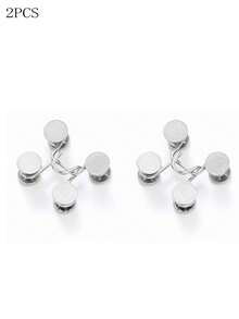 4 件/2 件/1 件牛仔腰带隐形扣可调节腰部延长器牛仔裤腰部固定器 - 銀色 - 查看 13