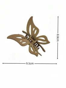 1 pezzo Fermaglio per capelli con design a farfalla, colore unito, carino e versatile. Elegante fermaglio per capelli a farfalla di nuovo stile cinese, fresco e insolito, decorazione vintage di lusso per Ognissanti. Ottimo regalo, fermagli per capelli estivi, pinze per capelli, morsetti per capelli, Molletta per capelli