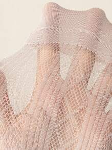 5 paires de socquettes pour femmes, socquettes invisibles transparentes, convenant pour l'été, avec des couleurs aléatoires