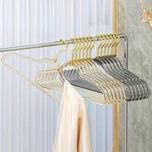 5/10pcs Clear Acrylic Hangers Plastic Glitter Coat Hanger Non Slip Space Saving Suit Hangers Heavy Duty Clothes Hanger With Non Slip Notches Clear Clothes Hangers Plastic Coat Hanger For Adult Closet, Space Saving Laundry Hanger For Dress Suits