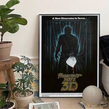 WB 1/10PCS Friday The 13th Horror Films Poster Wall Art Home Decor Room Decor Digital Painting Living Room Restaurant Kitchen Art - Frameless