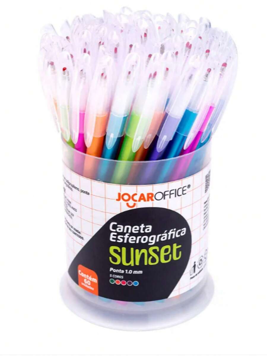 Sunset 1.0 Ballpoint Pen - 5 Units Jocar Office - 彩色 - 查看 1