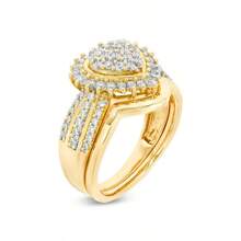 Set de 2 anillos de moda para mujer, anillos de aleación con lustrosa circonita cristalina decorada con corazón, adecuado para el Día de San Valentín, vacaciones, trayecto, citas, fiestas, bodas, compromisos, regalo para esposa, novia, madre, aniversario, Año Nuevo, todas las temporadas