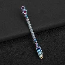 5 uds pala en polvo cuchara suministros de cocina 10 Uds cigarrillo Metal Micro-tuning botellaé hierba polvo pala herramientas Accesorios FUNM - 10 piezas de color aleatorio - Ver 3