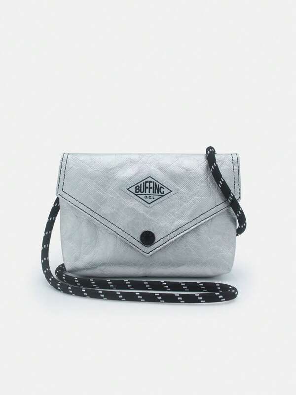 BUFFING New For Summer 2025 Portable Phone Pouch Lipstick Holder Mini Makeup Bag Sling Bag Fanny Pack Chest Bag Hang Bag Key Case Lightweight For Mobile Phone Small Clamshell Bag For Camping For Travel Travel Accessories For Hiking For Daily For Cycling Gifts For Friends Fabric Fashion Vintage Streetwear Casual Portable Solid Color Magnetic Open And Close With One Hand For Unisex