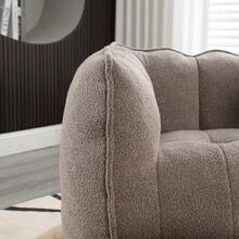 Soft Bean Bag Chair With High Resilient Foam(Chips)For Living Room And Bedroom,Comfortable Square Lazy Sofa With Footstool, Cover For Adults To Gaming, Reading, And Watching TV - default - View 2