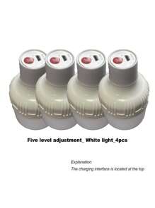 Outdoor Portable LED Lights USB Rechargeable Camping Light 400mAh Waterproof Bulb Emergency Lanterns Lamp, Room Decor,Travel,Mother Day Gift, Ultra Bright Multi-Functional Home Outdoor Work Camping Tent Night Emergency Lamp, Camping Accessories