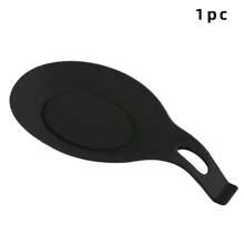 1pc/3pcs Spoon Mat, Easy To Clean TPE Kitchen Utensil Mat, Silicone Spoon Mat, Insulated Spoon Mat, Flavor Dish Mat, Spoon Holder For Restaurant(This Product Is Made Of Relatively Soft Material. It Is Recommended To Confirm Whether The Size And Hardness Meet Your Needs According To The Usage Scenario Before Purchasing, So As To Avoid Affecting The User Experience Due To The Material Characteristics)