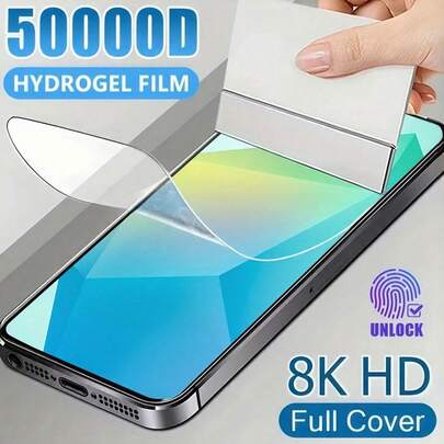Bộ 5 miếng dán màn hình Hydrogel phủ toàn màn hình, tương thích với Samsung Galaxy A17 A27 A37 A57 A07 A56 A55 A54 A36 A35 A34 A26 A25 A24 A16 A15 A14 4G. Tương thích với Samsung A53 A33 5G A23 A13 A52 A52S A32 A22.