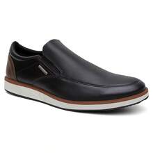 Men's Casual Slip-On Shoes Comfortable Elegant And Urban Style - 黑色 - 查看 4