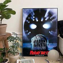 WB 1/10PCS Friday The 13th Horror Films Poster Wall Art Home Decor Room Decor Digital Painting Living Room Restaurant Kitchen Art - Frameless