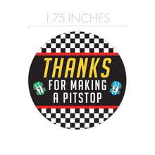 10/20/30pcs Race Car Birthday Party Stickers, Let's Go Racing Racecar Stickers Racing Stickers And Decals, Race Car Racing Gifts For Birthday Party Favors(1.75" Thank You Labels) - Multicolor - View 6