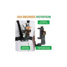 KINGKI Mobile Phone Chest Mount Harness Strap Holder Cell Phone Clip Action Camera POV For   Plus Etc - 黑色 - 查看 4