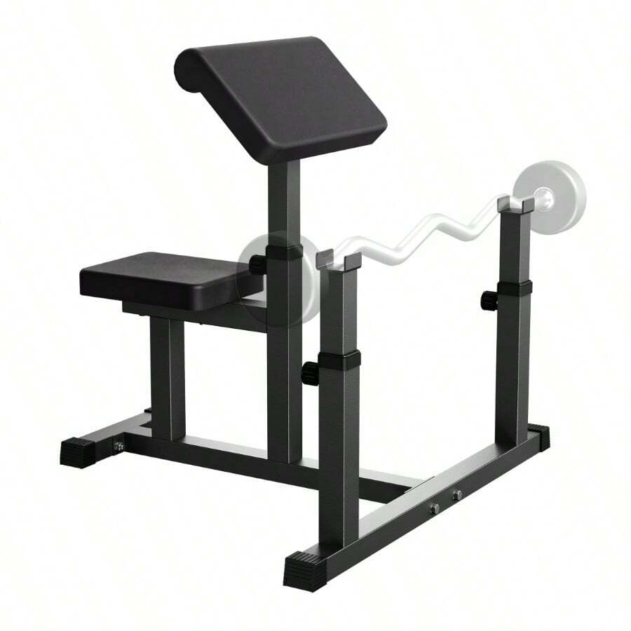 Banco De Rizos Predicador Maquina De Rizos De Biceps Equipo De Entrenamiento De Triceps Para Gimnasio En Casa - asPic - View 1