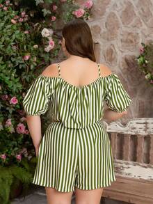 Plus Size Jumpsuits - Green - View 2