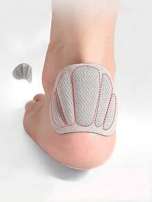 2 pezzi Talloniere, inserto per scarpe spesso, riempitivo per tallone di scarpe lente, autoadesivo per regolazione della misura - Grigio - Visualizzare 3