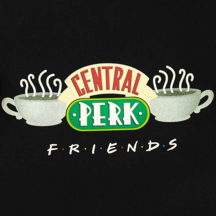 Short Sleeved Pyjamas | Friends Central Perk Girls' Pyjama Set | Kids' PJs | Fast UK Delivery Shipping | Trusted UK Seller | Great Gift For Kids | Perfect For Birthdays And Christmas - Black - View 3