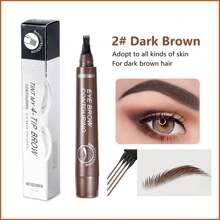 [MENDSMAN] Fine 4 Pronged Eyebrow Pencil, Natural 3D Eyebrow Effect, Creates Natural Eyebrow Makeup, Waterproof, Sweat-Proof, Long-Lasting And Non-Smudging, Easy Draw For Clear Eyebrows, Nice Gifts For Women, And For Valentine's Day