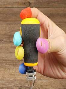 5-30pcs/Set Multipurpose Silicone Thimbles, Breathable Protective Finger Covers For DIY Handicraft Sewing - Multicolor - View 3