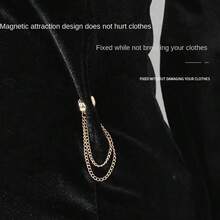 2pcs/4pcs/8pcs Adjustable Magnetic Leg Hem Clips, Detachable Trouser Leg/Sleeve Cuff Shortening Fastener, No-Sew Clothing Hem Clips - Multicolor - View 9