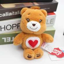 CARE BEARS 一套毛绒心形小熊钥匙扣，可爱钥匙扣，包包挂饰和钱包配件，萌熊钥匙扣，包包挂饰，礼物，钥匙圈，手提包，单肩包，耳机盒，吊坠，个性化汽车包，钥匙钩，手提包，单肩包和车钥匙配套 | 可爱卡通动物设计 | 理想的生日礼物，圣诞礼物 - 多色的 - 查看 8