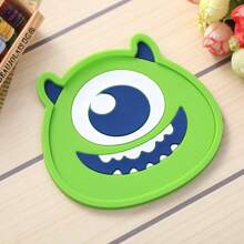 Cute Coaster Silicone Dining Table Placemat Kitchen Accessories Mat Cup Bar Mug Cartoon Animal Drink Pads Cartoon Heat-Resistant Tableware Pot Mat, Cup Mat, Bowl Mat, Waterproof Plate Mat