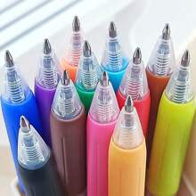 1 pieza Bolígrafo retráctil colorido, pluma para dibujar, diario y arte del estudiante, disponible en 12/8/6/4 colores, pluma de acuarela, pluma para pintar y grafiti en tu diario DIY, bolígrafo de gran capacidad de color, resaltador, útiles escolares, vuelta al cole