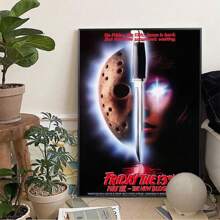 WB 1/10PCS Friday The 13th Horror Films Poster Wall Art Home Decor Room Decor Digital Painting Living Room Restaurant Kitchen Art - Frameless