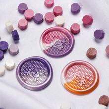 100pcs Octagon Sealing Wax Beads , Multicolor Wax Beads, For Seal Stamp, Handmake Embellishment, DIY Craft, Gift Wrapping, Envelope Sealing, Party Invitation, Scrapbooking,Back To School,School Supplies - 100 Octagonal Pieces - View 9