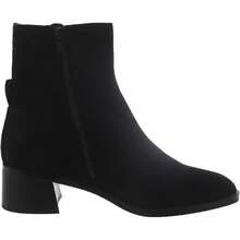 Styleamp;Co Orleyy Womens Zip Dress Bootie Black Microfiber W O Box - as pic - View 3