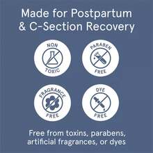 LOLA Postpartum Underwear With Organic Cotton Maxi Pad - 10ct - 1 - View 6