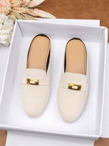 Chaussures plates mocassins pour femmes Été 2025 Nouvelles chaussures de travail de bureau casual Glissant  doux antidérapant respirant durable Classique Brogues, Grande taille 41-43