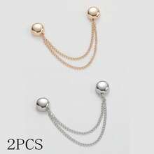 2pcs/4pcs/8pcs Adjustable Magnetic Leg Hem Clips, Detachable Trouser Leg/Sleeve Cuff Shortening Fastener, No-Sew Clothing Hem Clips - Multicolor - View 18