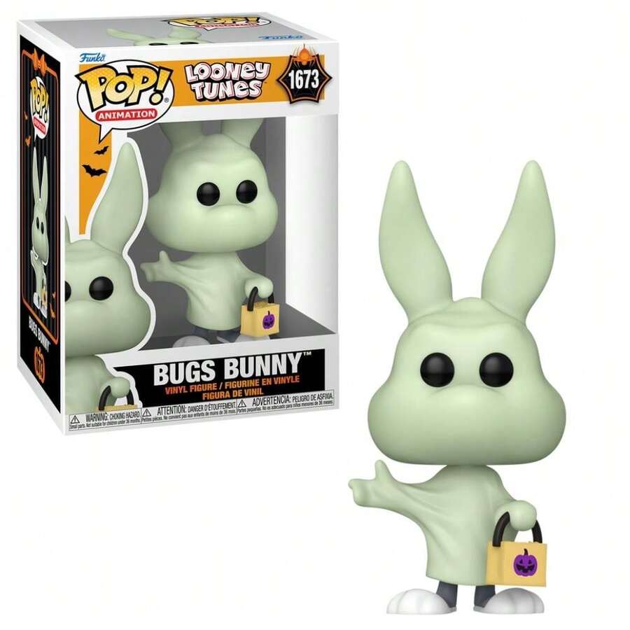 Funko Boneco  Pop!  Toones - Pernalonga de Fantasma - Multicolorido - Visão 1