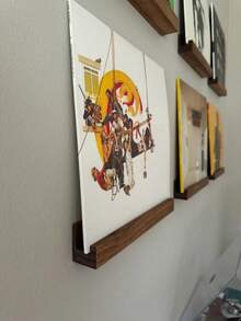 Supporto da parete in legno per esposizione di dischi in vinile, mensola porta dischi da parete, arredamento per camera da letto, soggiorno, ufficio