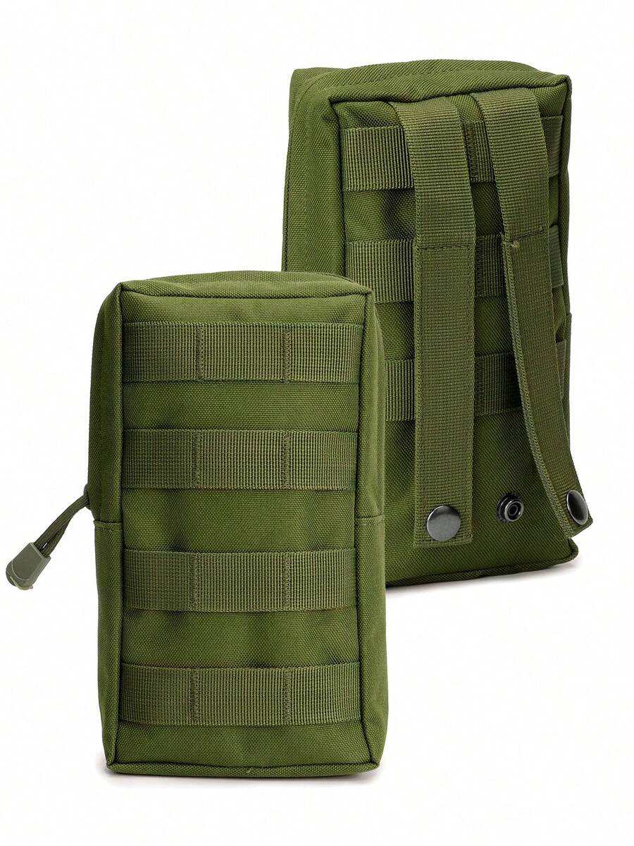 Tactical Molle Pouch Water-Resistant Compact Utility EDC Waist Bag Pack - 軍綠色 - 查看 1