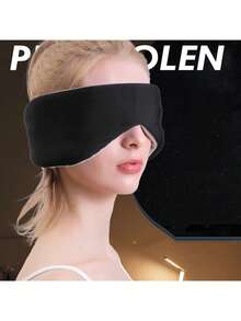 1 件 100% 真丝奢华男女通用真丝睡眠面罩：舒适透气，旅行必备 - 纯色可调节，让您获得极致休息 - 多色 - 查看 7