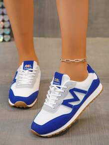 Women Plus Size Casual Fashionable Outdoor Sports Shoes, Comfortable For Daily Wear, All Seasons