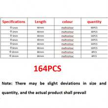 164/328/560 件热缩管 2:1，Eventronic 电线电缆缠绕分类电气绝缘热缩管套件（无盒）（5 种颜色/12 种尺寸），黑色、红色、蓝色、黄色、绿色