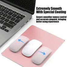 3-Size Aluminum Alloy Gaming Mouse Pad (S/M/L: 26x21-31x26cm) - Smooth Glide & Cooling, Ultra Thin To Large
