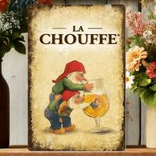 Beer Brand Plaque Tin Sign Metal Sign Decorative Plaque Wall Decor Pub Kitchen Bar Man Cave Club Decoration,30x20CM - Multicolor - View 3