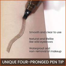 [MENDSMAN] Fine 4 Pronged Eyebrow Pencil, Natural 3D Eyebrow Effect, Creates Natural Eyebrow Makeup, Waterproof, Sweat-Proof, Long-Lasting And Non-Smudging, Easy Draw For Clear Eyebrows, Nice Gifts For Women, And For Valentine's Day