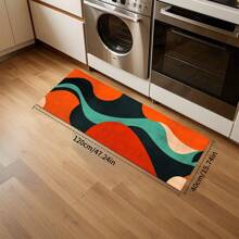 1/2 Piezas Felpudo de cocina minimalista moderno, adecuado para interior/exterior, absorbente de agua y antideslizante, aplicable a dormitorio, baño, cocina, entrada - Decoración del hogar lavable a máquina