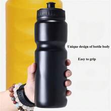 1 Piece 500ml/16.9 Ounces, Leak Proof, Drop Proof, Splash Proof, PP+ PE Material, Nordic Minimalist Sports Kettle, Straight Anti Slip Patterned Cup Body, Anti Mold And Antibacterial Process, Four Season Bicycle And Football Training Water Bottle - Multicolor - View 8