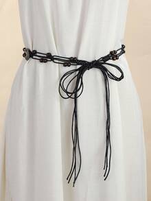 1 件韩式手工编织腰带，适合连衣裙、沙滩装， - 手工編織腰帶 - 查看 3