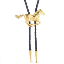 1pc Country Gathering Bolo Tie, Denim Cowboy Bull Head Bolo Tie, Western Style Bull Head Bow Tie, Casual Attire Accessory, Groomsmen Neckwear, Excellent Gift ChoiceMen Necktie - Various Country Western Bolo Ties - View 23