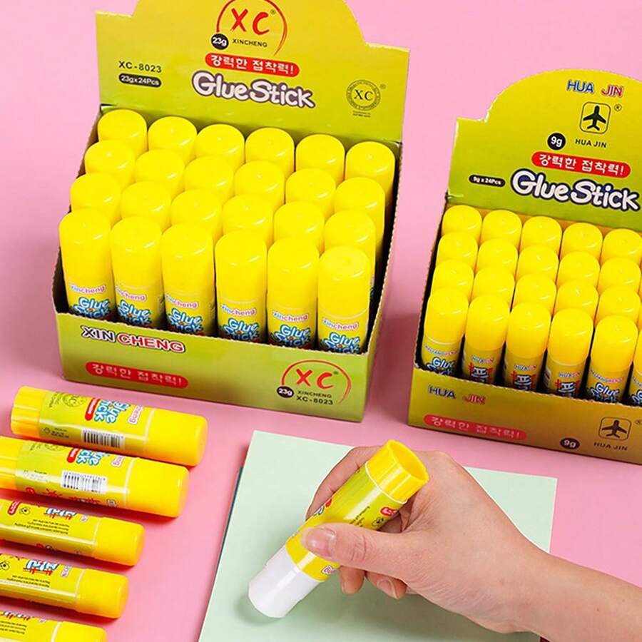 Set barras pegamento escolar 15g barra pegamento paquete 24 piezas