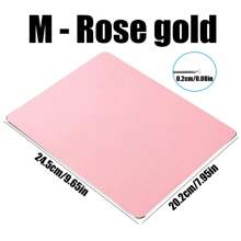 3-Size Aluminum Alloy Gaming Mouse Pad (S/M/L: 26x21-31x26cm) - Smooth Glide & Cooling, Ultra Thin To Large