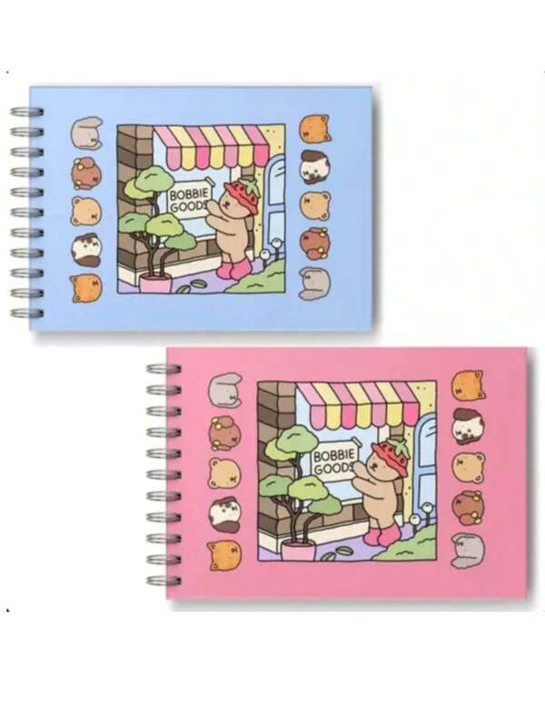 Livro de Colorir Bobbie Goods 180Gramatura Capa Dura Caderno de Desenho Pintura Coloring Book Bob Bobi God
